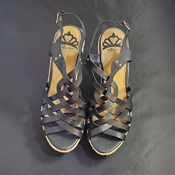 FEGALIECIOUS REINVIGORATE YOUR SUMMER  PLAITED LEATHER TWISTS   SANDALS - Picture 3 of 13